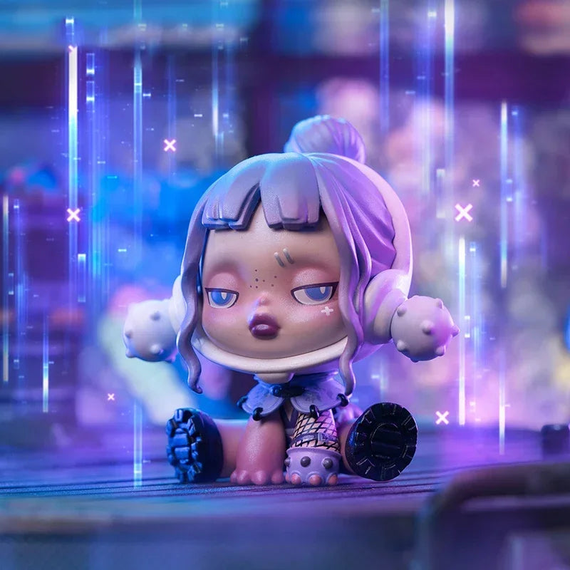 POP MART Skullpanda City of Night Series Blind Box Toys Kawaii Anime Action Figure Caixa Caja Mystery Box Dolls Girls Gift