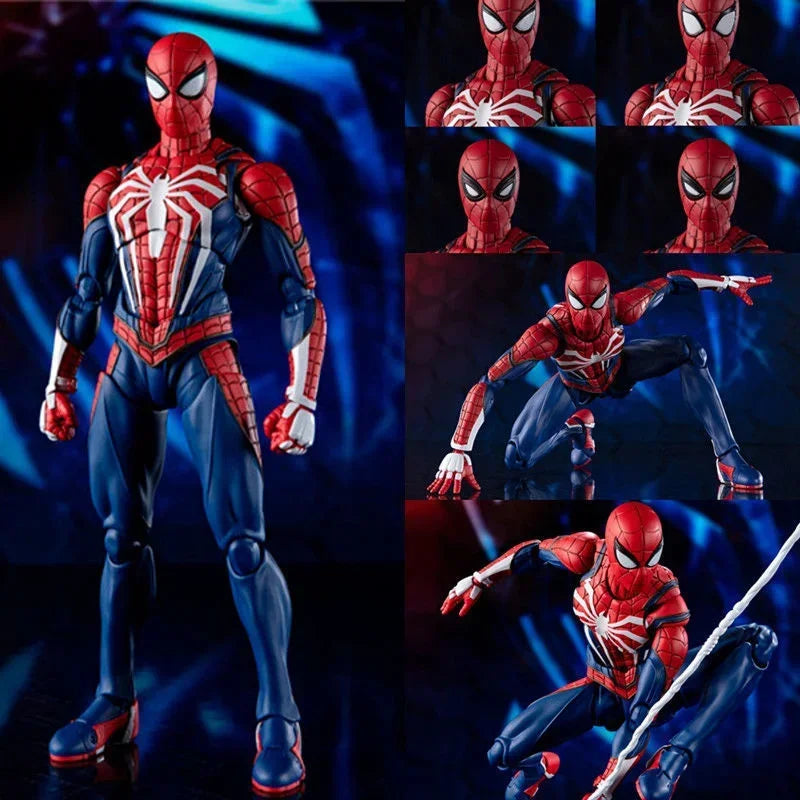 PS4 Spiderman Figure Avengers Spider Man Action Figures Upgrade Suit PS4 Game Edition Doll Hot Toys For Boys Gift