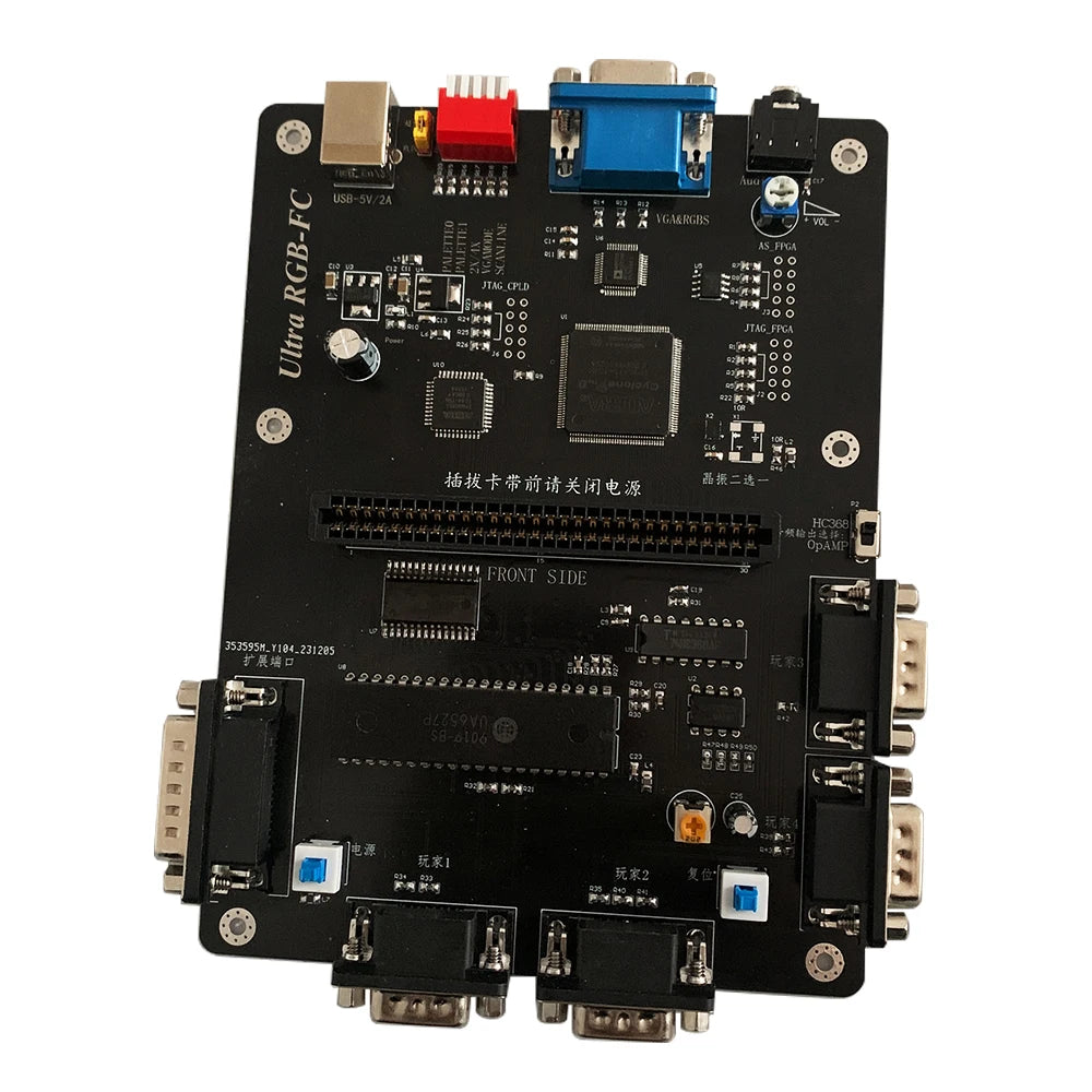 RGB FC Game Console FPGA Supports DB15 Expansion Interface Light Gun 15Khz 240p RGBS Output VGA Output 720P 480P