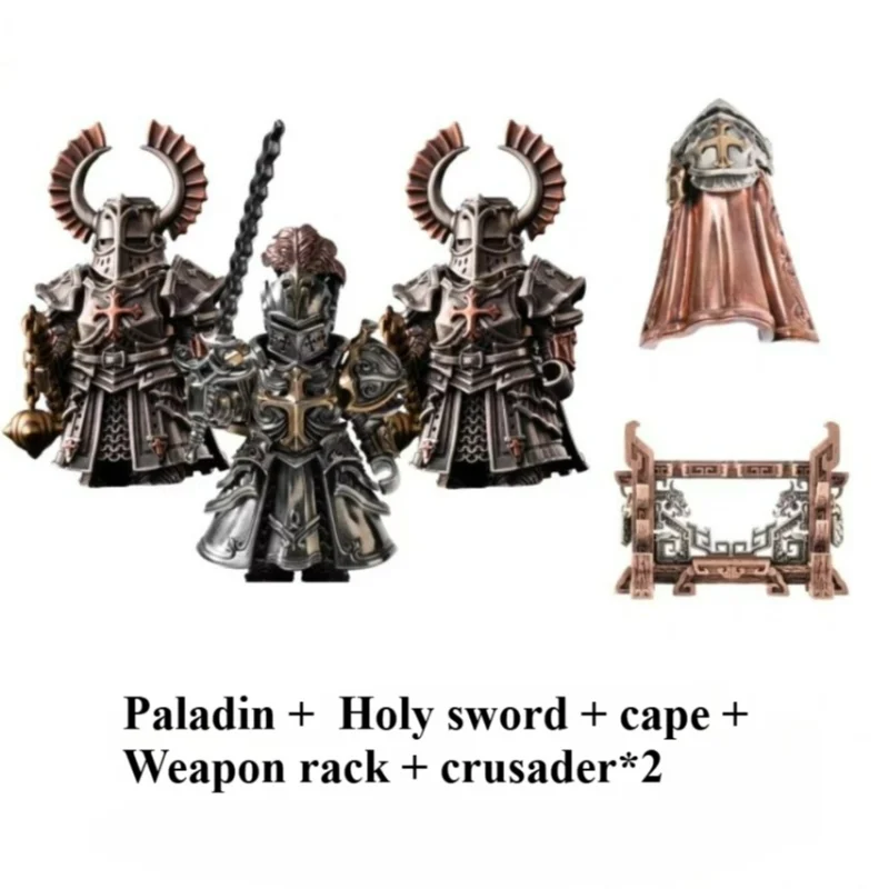 Original Paladin Figurine Magnetic Detachable Ornaments Great Player Crusader Home Desktop Decor Copper Pendant Gift Souvenir