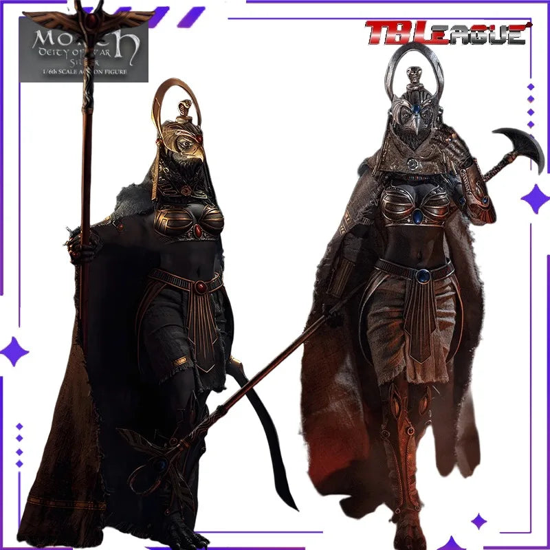 TBLEAGUE Original 1/6 Steel Frame Wrapped Rubber Movable Woman Doll Egyptian Female Eagle God Mengtu Figurine Model Play Model