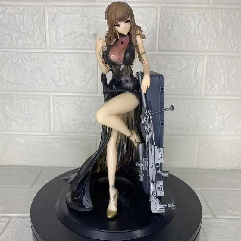 24cm Wonderful Works Girl Frontline Gd Dsr-50 Highest Bid Anime Beautiful Girl Statue Model Handmade Decorations