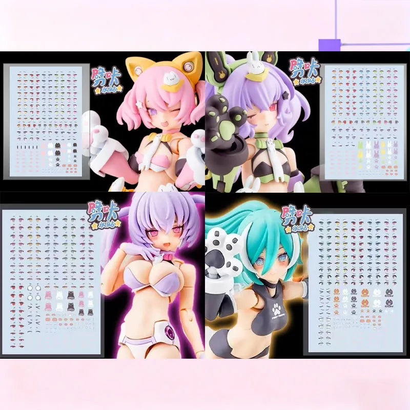 In Stock KOTOBUKIYA Original BOX MEGAMI DEVICE 26.1 PUNI MOFU KURO MAO Action Figure Model Toy Gift for Kid Foam Box Packaging