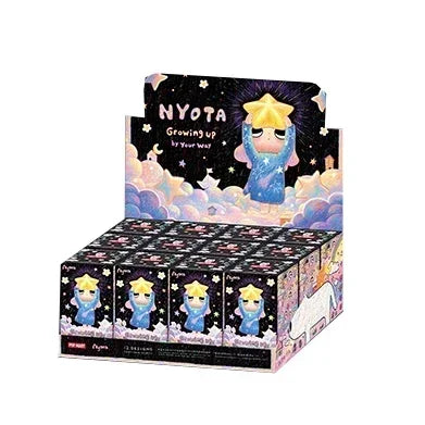 POP MART Nyota Growing Up By Your Way Serie Blindbox Spielzeug Kawaii Anime Actionfigur Überraschungs-Mystery-Box Puppen Mädchen Geschenk