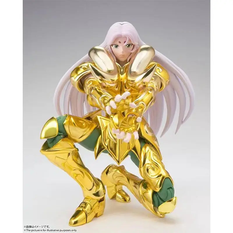 Original BANDAI Saint Cloth Myth EX Aries MU KIKI In Stock Anime Action Collection Figures Model Toys