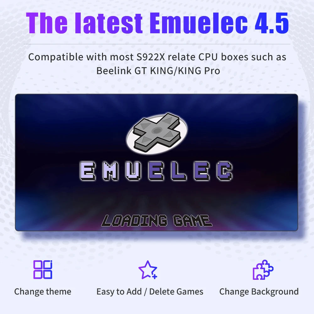 Game Card for Beelink GT King/King Pro S922X Retro Game Console TV Box with 110000+ Games 70+ Emulators For SS/PSP/PS1/NDS/N64