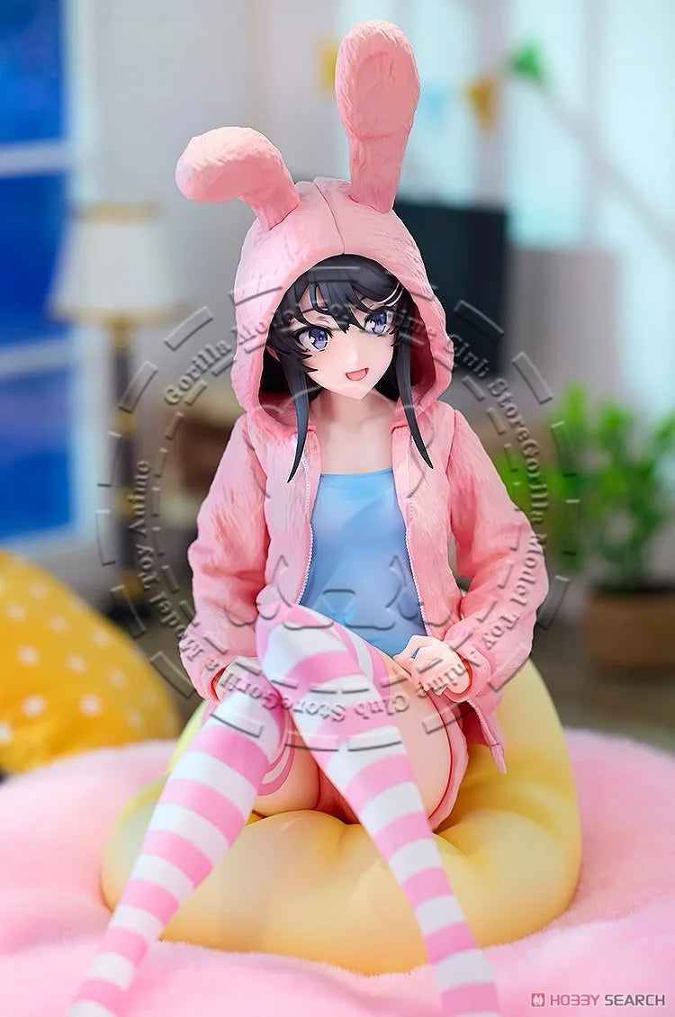 In Stock Original KADOKAWA KDcolle Figure Model Mai Sakurajima Hoodie Look Rabbit Ears ver. 175mm Seishun Buta Yaro Collectible