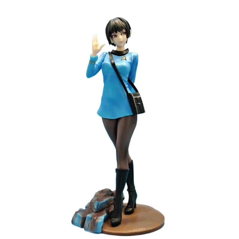 HotSelling Star Trek 20cm Bishoujo Vulcan Science Officer Anime Girl Figure Command Medical Officer Action Figure Model Toys