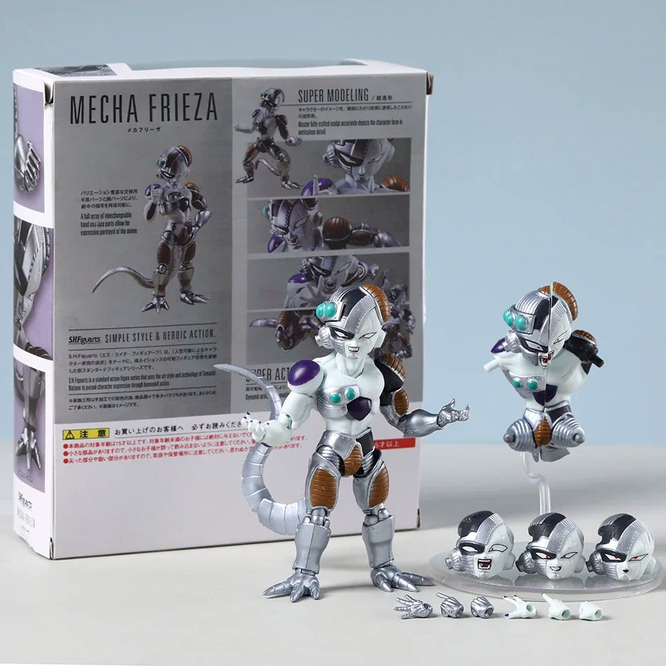 11cm SHF Mecha Frieza Anime Doll Decoration Collection Action Figurine Toy Model