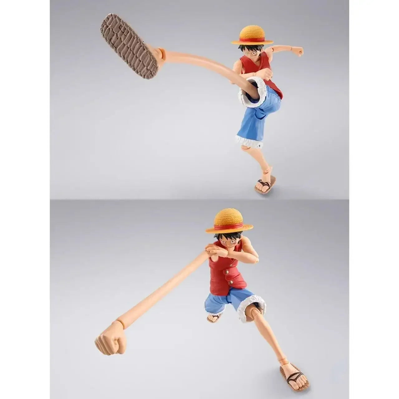 Bandai SHF One Piece Luffy Dawn of Adventure Rubber Effects Fist Legs Accessories Character Model Toy Gift Collection