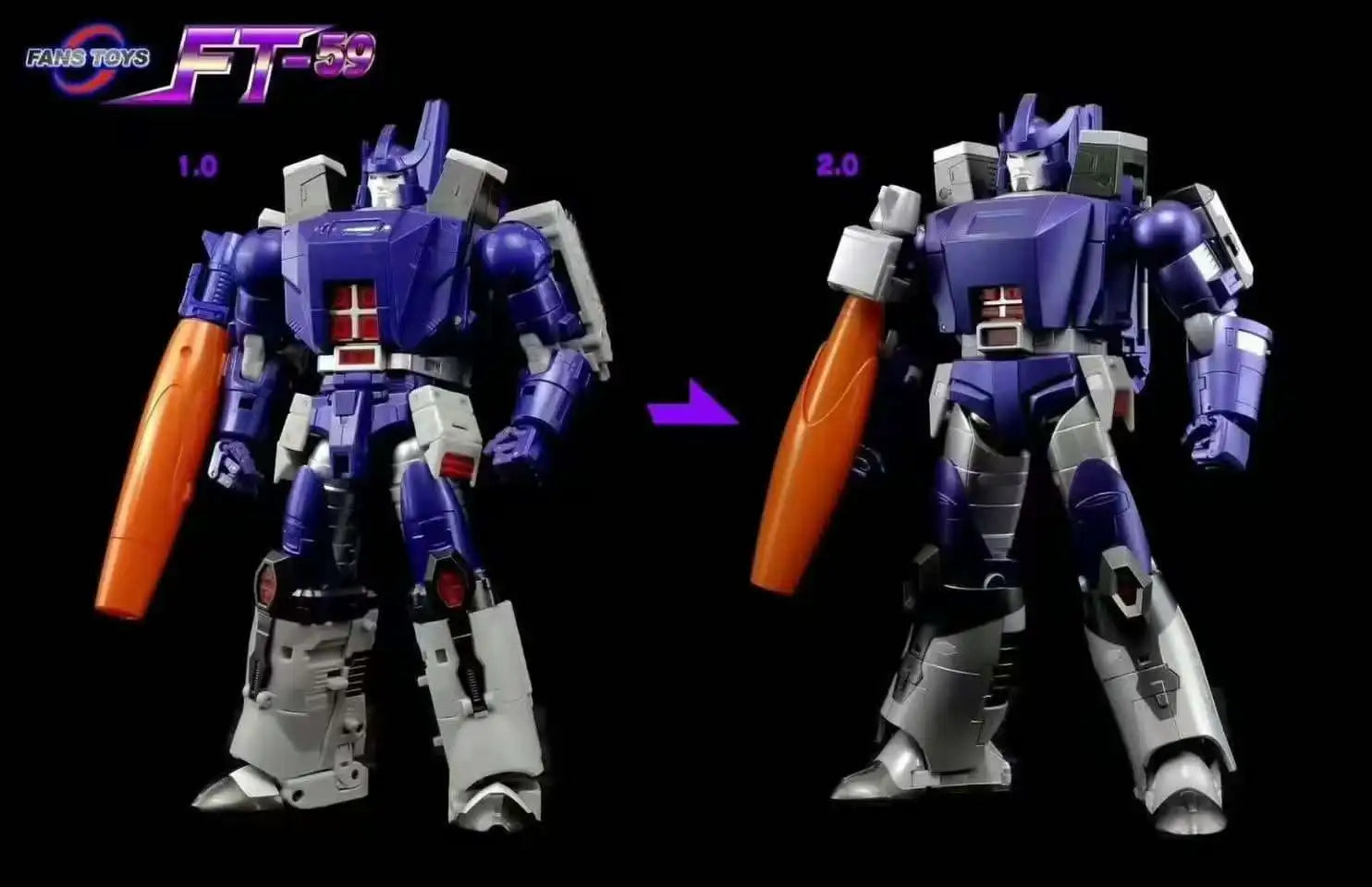 New in Stock Transformed Toys FansToys FT-59 FT-59 Sovereign 2.0 Galvatron MP Ratio Action Figures Toys Christmas Gift
