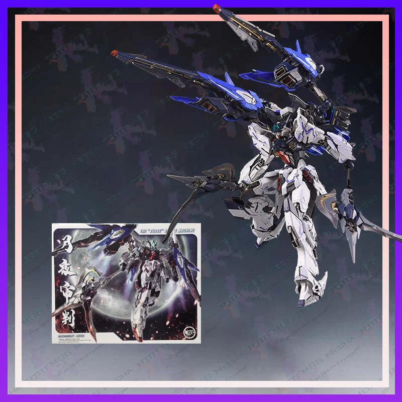 ZERO-G MG 1/100 Moon Night Judge Alloy Die Casting Frame Assembly Mobile Suit Kit Anime Action Figure Doll Toy Gift for Children