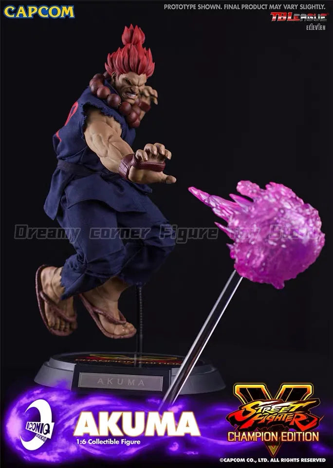 【In Stock】ICONIQ STUDIO Street Fighter AKUMA 1/6 Action Figure Toys Gifts Ornaments