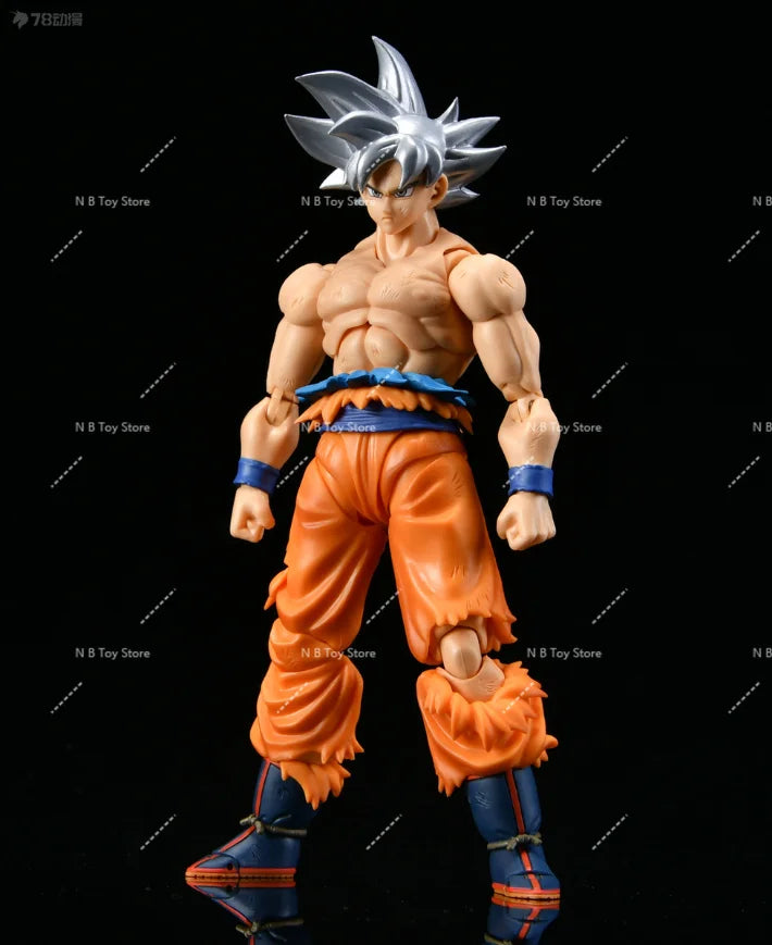 Original in Stock Bandai Dragon Ball Super S.H.Figuarts Son Goku Ultra Instinct SHF Ultra Instinct Model of Toy Action Figures