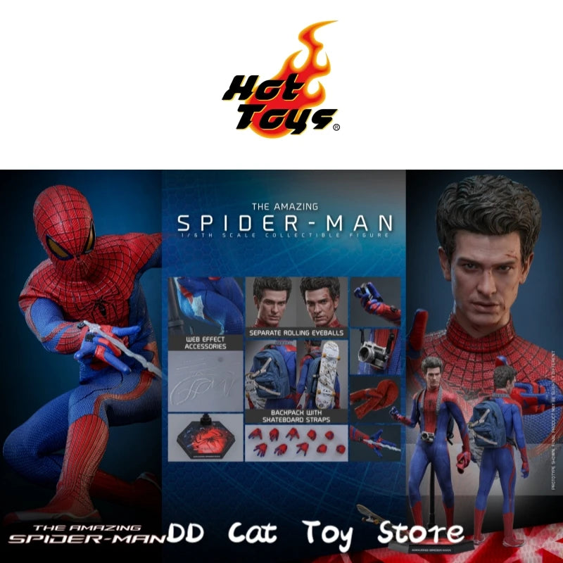 In Stock Genuine Hottoys HT 1/6 MMS771 MMS772 The Amazing Spider-Man Garfield 12inch Scacle Collectible Action Figure Model Toy