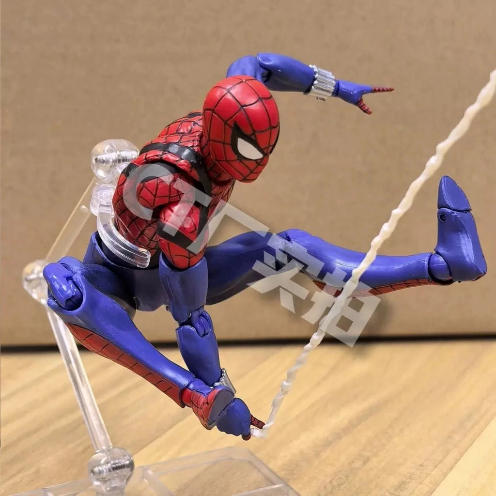 In Stock Ct Toys Spiderman Mafex 143 Ben Reilly Comic Ver The Amazing Spider-Man 001 Anime Action Figure Figurine Toys Kids Gift