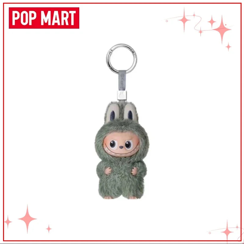POPMART Чудовищата Лабубу V4 Pin for Love Series Blind Box Vinyl Face Plush Doll Visual Keyring Toy Коледни подаръци