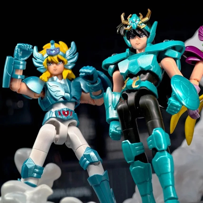 Blokees Saint Seiya Galaxy Version 0102 Anime Toys Seiya Shiryu Hyoga Shun Ikki Model Collectibles Toys Gifts