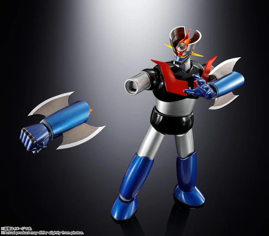 Original Genuine Model BANDAI Soul of Chogokin Gx-117 Mazinger Z 16cm Kakumei Shinka Power Up Character Model Gift Collection