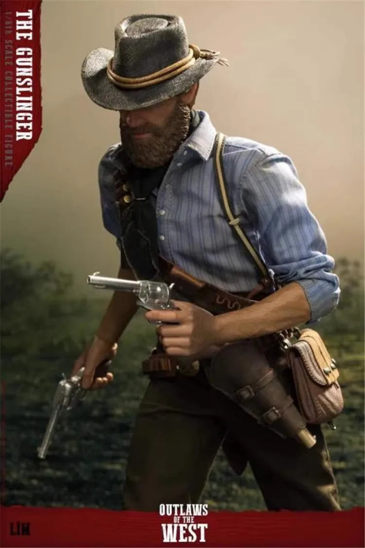 LIMTOYS LIM008 1/6 Soldier Western Cowboy Arthur Double Headed Carving Edition Full Set 12'' Action Figure Model Toy In Stock