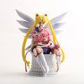 Sailor Moon with Sailor Chibi Moon  Figures Collection Model Toys  16cm