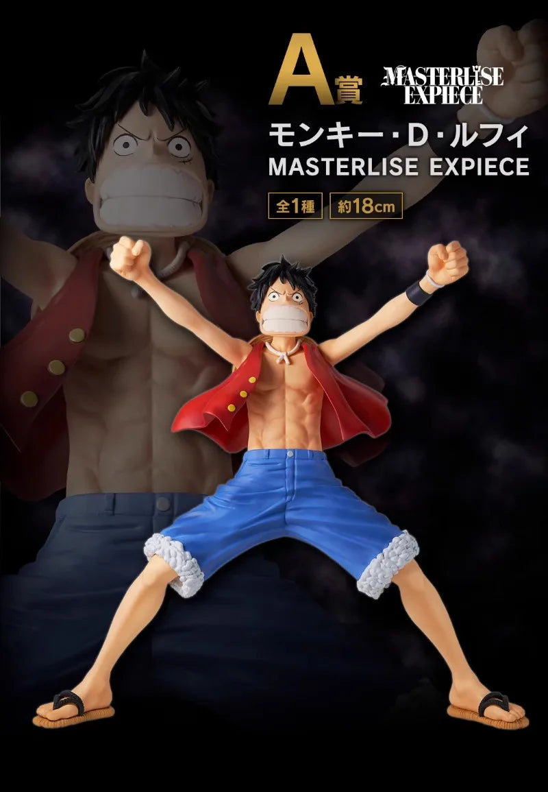 Bandai Original Ichiban ONE PIECE Anime-Figur Monkey D. Luffy Enel Actionfigur für Jungen und Mädchen, Weihnachtsgeschenk, Sammlermodell