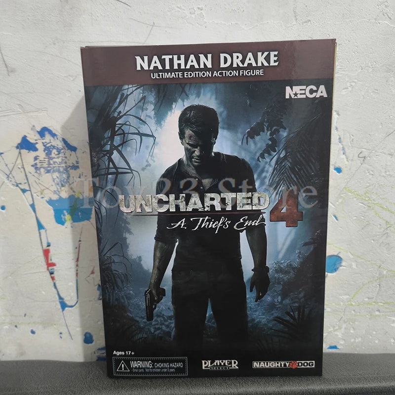 NECA Uncharted 4 A thief's end NATHAN DRAKE Action Figure Model Toys Collectable Doll Creative Birthday Gift
