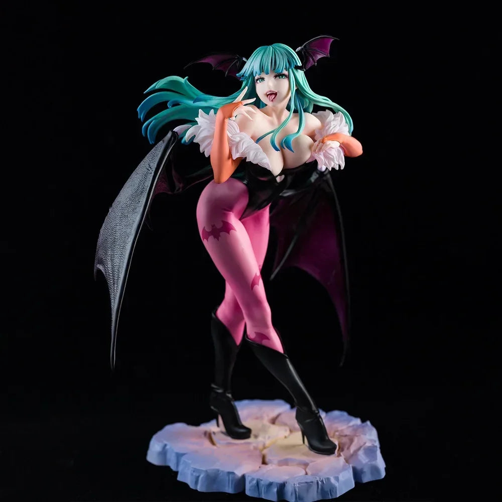 In Stock Darkstalkers Morrigan Aensland Lilith Felicia Anime Action Figure Kid Toys Model Toy Birthday Christmas Gift Custom