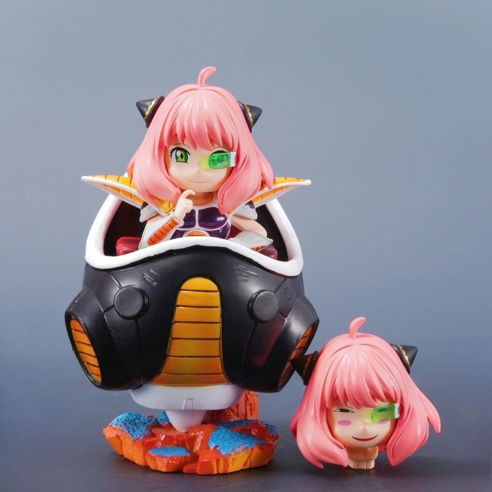 15.5cm/6.1in Anime Dragon Ball Figure Anya Forger Cosplay Frieza Action Figures Pvc Statue Collection Model Toys Gifts