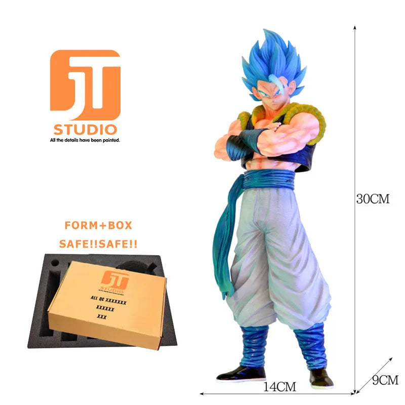 JT Studio Dragon Ball Z Goku Vegeta Gogeta SSJ1 SSJ2 SSJ4 SSJ3 Vegetto Dragonball Anime Model Figure GK Statue DBZ Figurine Toys