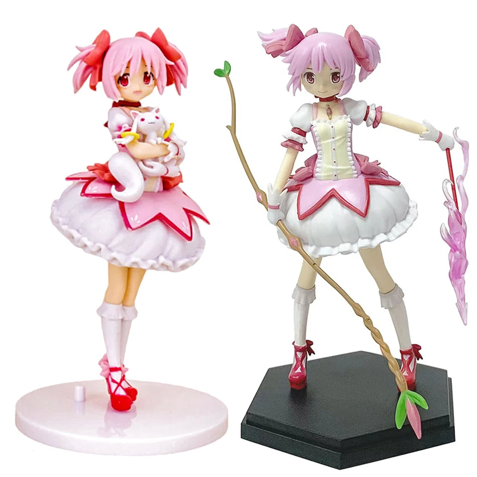 Anime Puella Magi Madoka Magica Aniem Figure Kaname Cute Madoka Magic Girl PVC Anime Action Figures Anime Cartoon Model Toy Gift