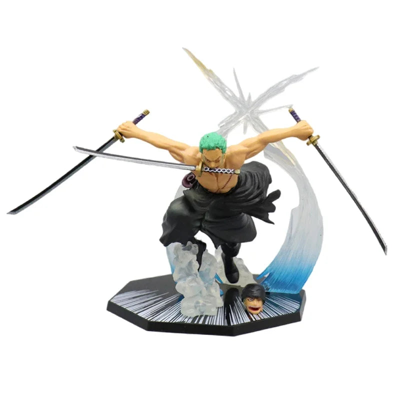 One Piece Luffy Figure Roronoa Zoro Three-Blade Sa-Maximum Manga Anime Statue PVC Action Collection Model Toys