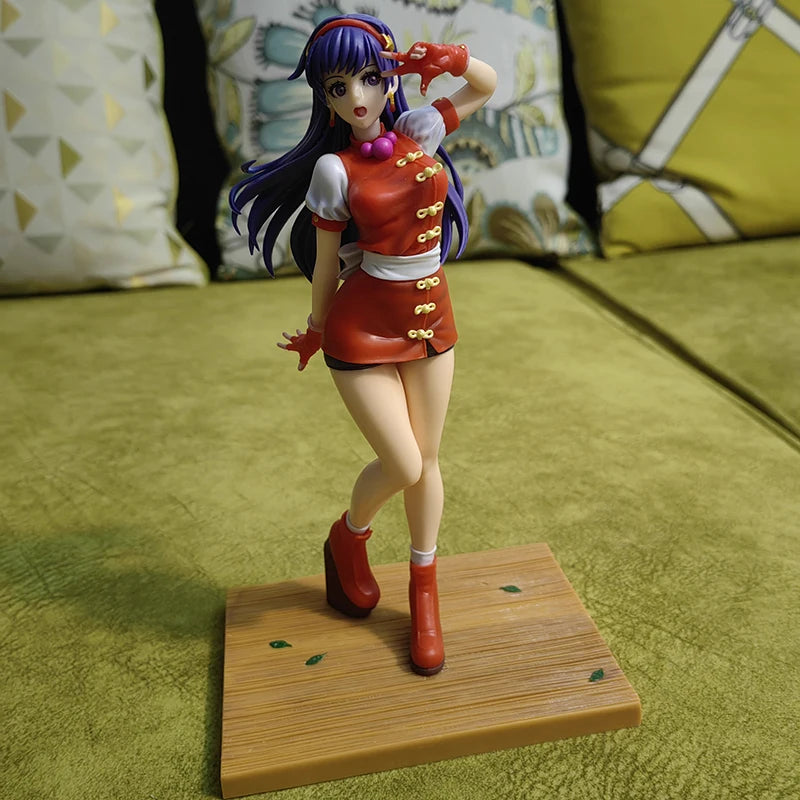 Hot 22cm Kotobukiya Original The King Fighters 98 Game Anime Figure SV314 Asamiya Athena Action Figure Model Doll Toys Boys Gift