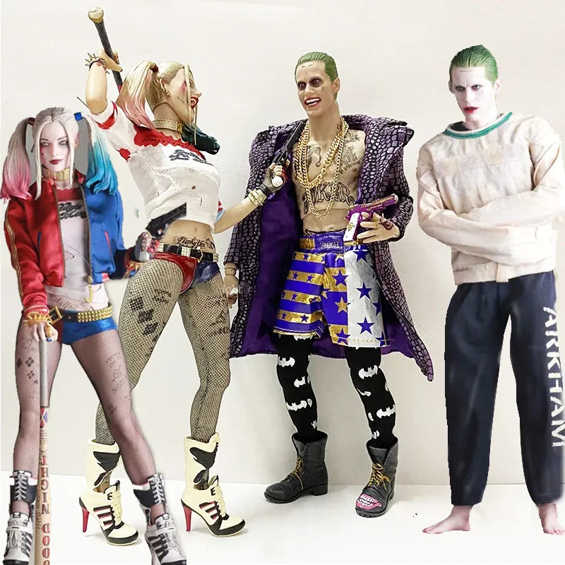 Crazy Toys Figure Quinn Joker Action Figure Team Of Prototyping Action Figure Model Toy 43cm 30cm Halloween Birthday Gifts