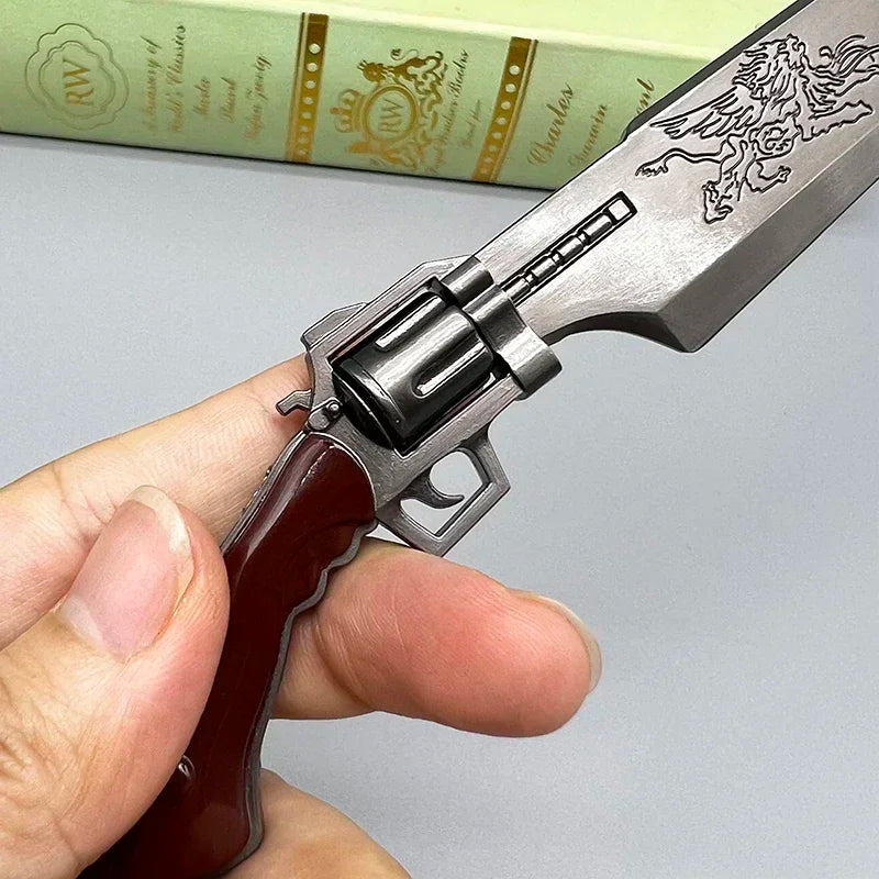 22 см револвер Gunblade Squall Leonhart FF8 метален меч оръжие модел Final Home Ornament Fantasy VIII игра периферни устройства играчки занаяти