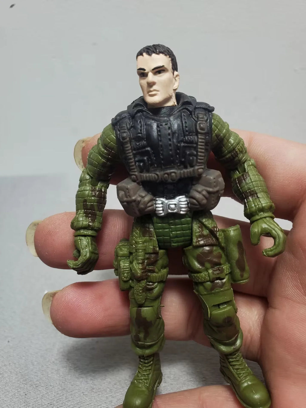 9cm 3.75" Solider Farmer Worker Military Police Action Figure Limite Collection Pirate Player Model Toy Gift for Kid Child Adult