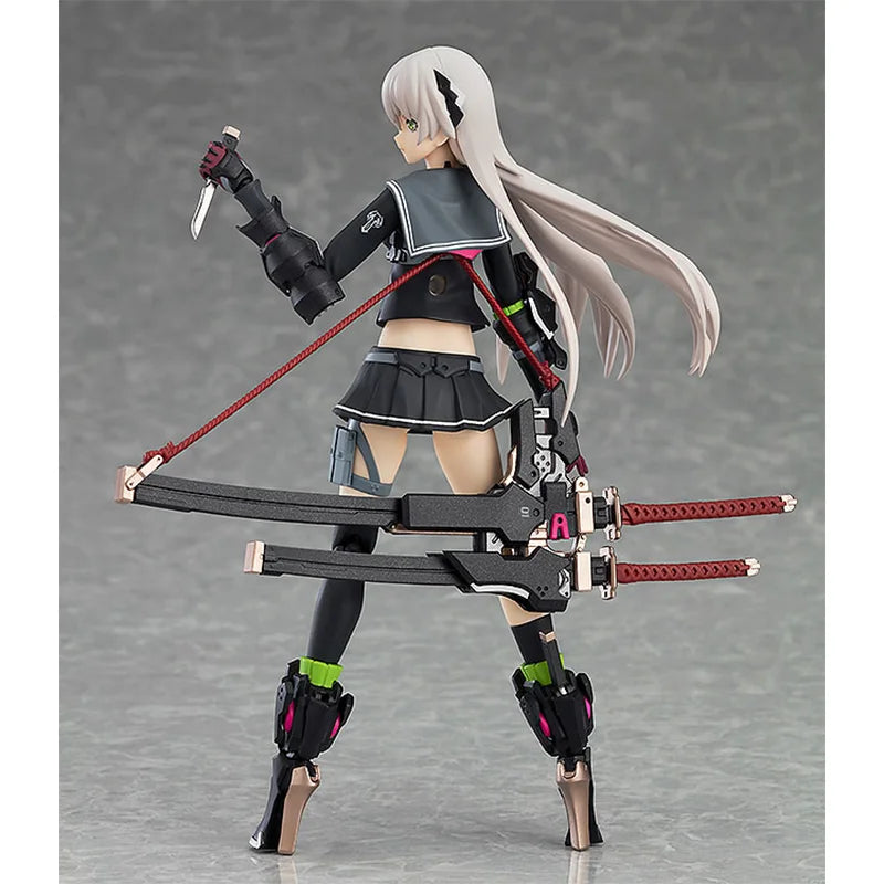 Anime 100% Original Figma 396 Heavily Armed High School Girls Ichi In Stock Anime Action Collection Figures Model Toys