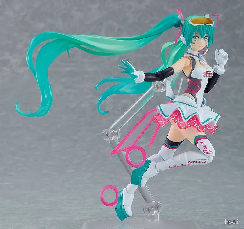 【In Stock 】Original GSC GT Plan Racing Future 2021 Figures Animation Ornaments Gifts  Figma SP-138 Hatsune Miku