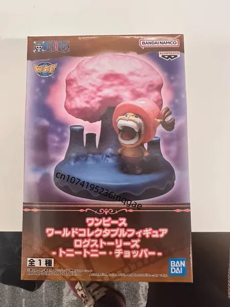 Original Bandai ONE PIECE WCF LOG STORIES Luffy Nami Eneru Anime Action Figures Model WCF desktop Ornaments Gift Decorations