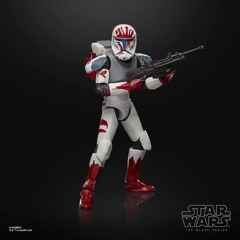 Genuine Hasbro Star Wars RC-1207 Sev Clone Commander Black Series 6-Inch Exclusive Assemble Toy for Boys Girls Kids Gift Model