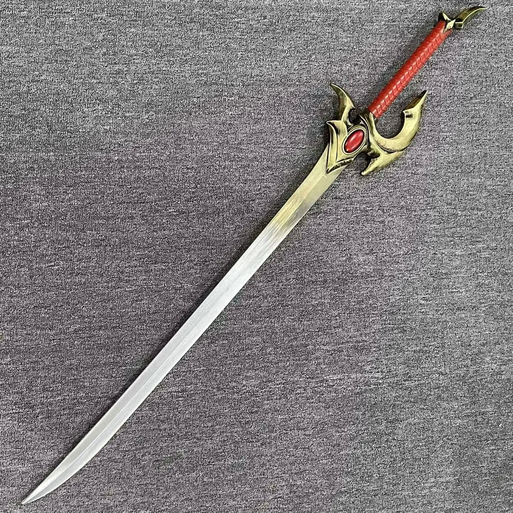 PU Großes Xiaoyu Cheng Katana Schwert Anime Solo Leveling Arise Cosplay Prop Ninja Messer Echte Größe Japanisches Katana Samurai Säbel