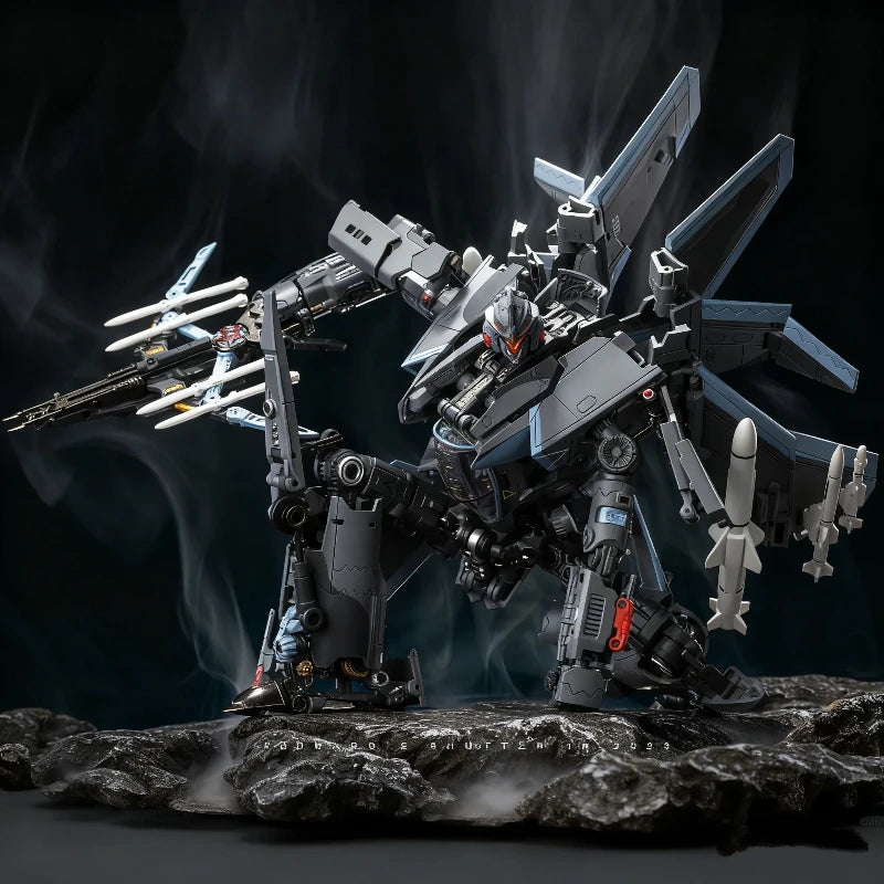 TOUCHTOYS 1/18 Carefray J35-C Carrier-Based Aircraft Alloy Finished Model Action Figures With Stand Transformable Mecha Toy Gift