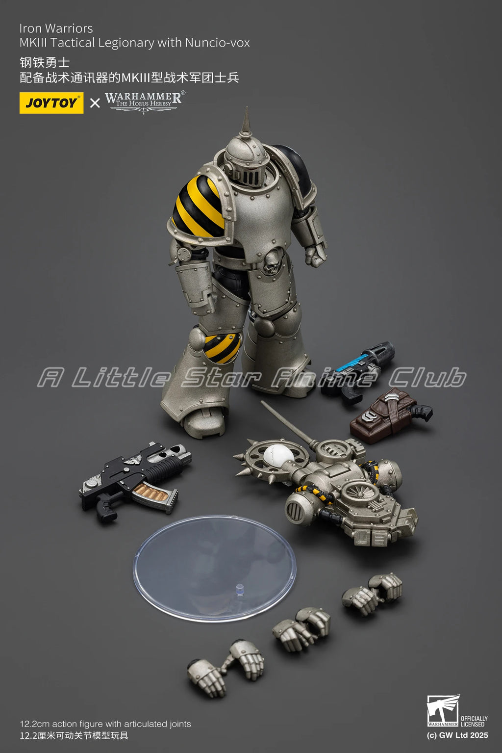 JOYTOY 1/18 Action Figure Warhammer The Horus Heresy Lron Warriors MKlll Tactical Sergeant Animation