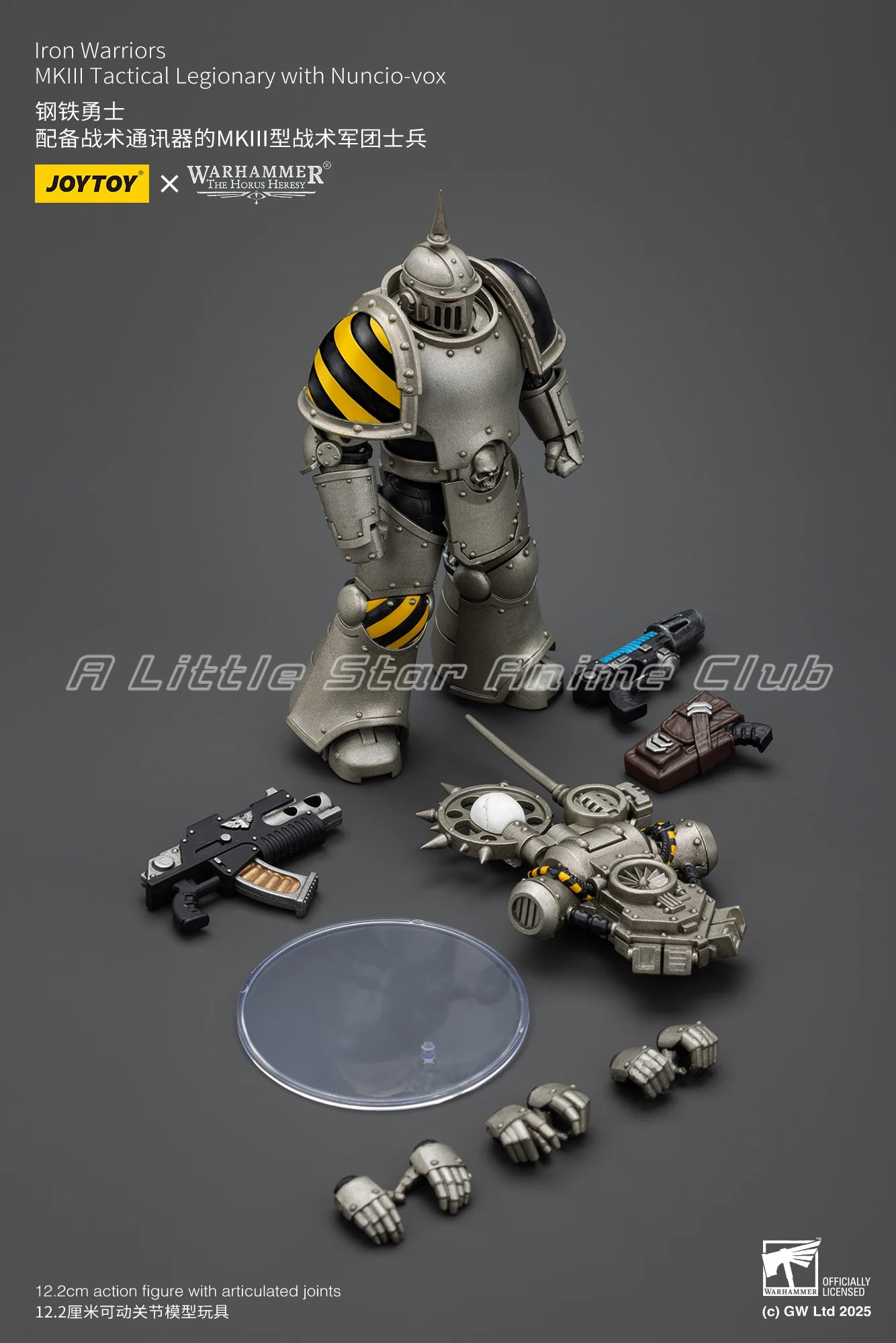 JOYTOY 1/18 Action Figure Warhammer The Horus Heresy Lron Warriors MKlll Tactical Sergeant Animation