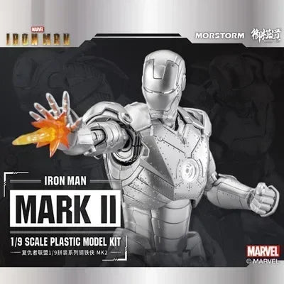 MORSTORM E-model Marvel Iron Man MK50 49 46 47 43 MK7 Iron SpiderMan Deluxe 1/9 Scale Action Figure Assembled Model Toy