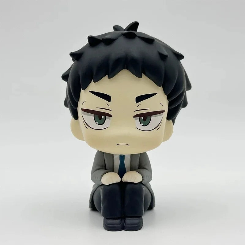 Anime Cute Haikyuu Nendoroid Figure Mini Kozume Kenma Tetsurou Kuroo Action Figure Look Up Doll PVC Collection Birthday Gifts