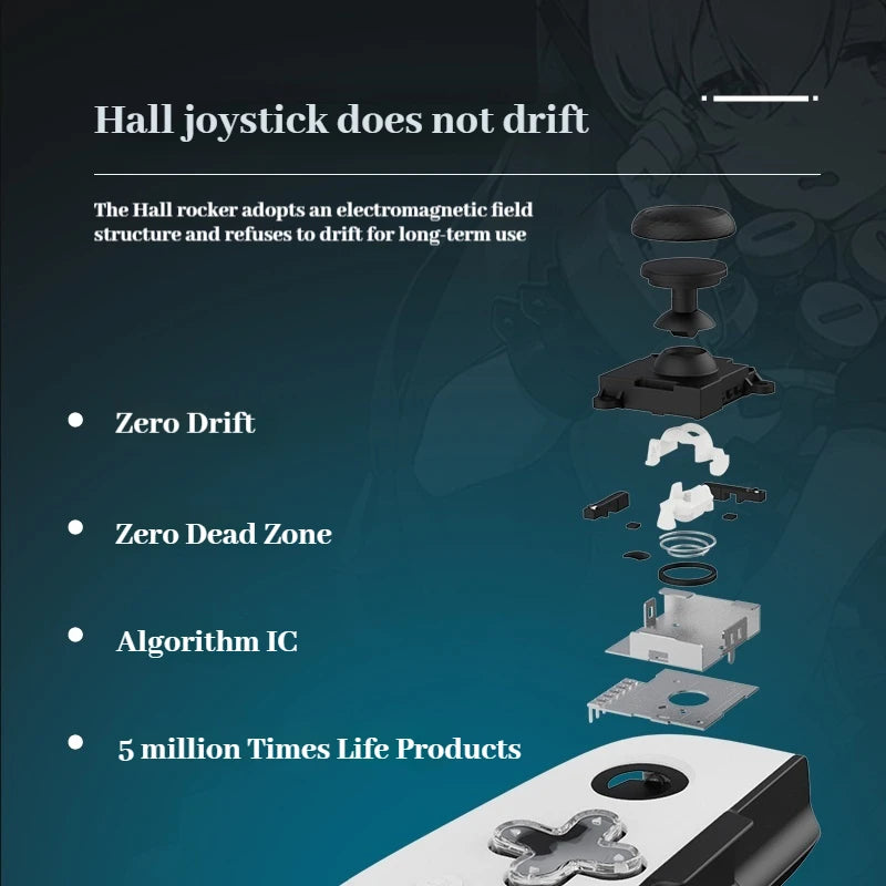 2025 LEADJOY M1C+Stretching Gamepad  Android ios Streaming Mobile Game Peripheral DNF Heat Dissipation Genshin Impact gamepad