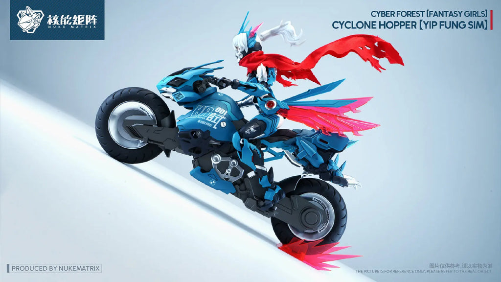 HOT Nuke Matrix Cyber Forest 1/12 Cyclone Hopper Assembled Model Movable Figure Collection Gift