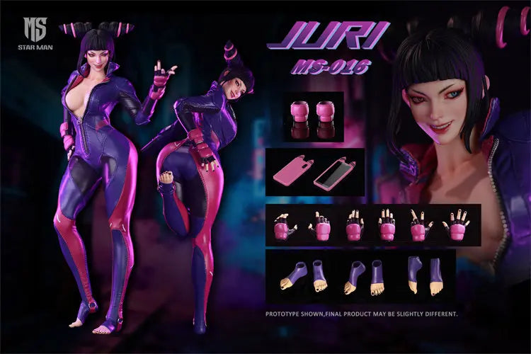 STAR MAN 1/6 Scale MS-016 Female Fighter - Spider  Han Juri Action Figure Collectible Gift