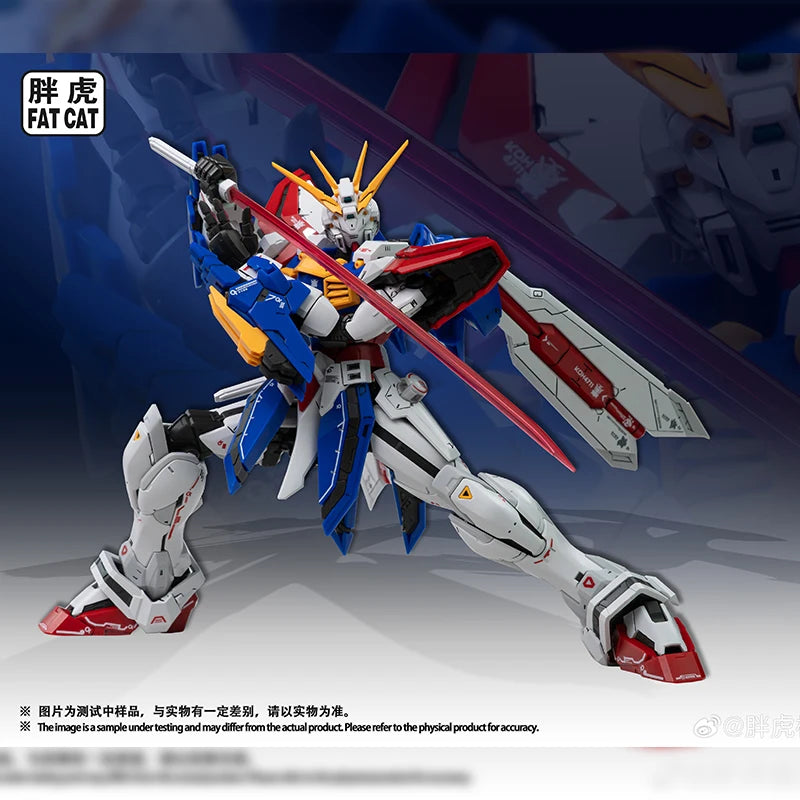Fat Cat 002 God Mecha 1/100 RG Assembly Model Kit Action Figure Mecha Plastic Models Collection Collectible Anime Figurine Toys